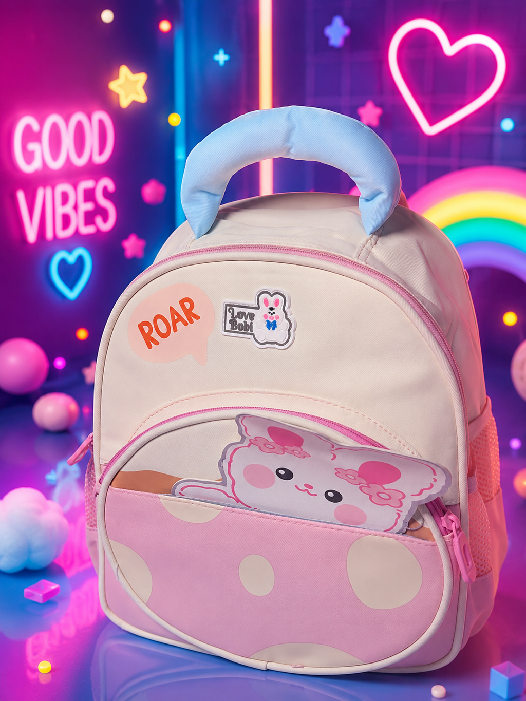 Cute Bunny Kids Backpack – Mini Travel & School Bag