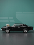Classic Muscle Car Toy – Die-Cast Style Pull Back Racing Car with Realistic Engine, LED Lights & Smooth Rolling Wheels