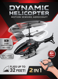 2-in-1 Motion Sensing Dynamic Flying Helicopter Toy – USB Rechargeable Hand-Controlled RC Helicopter for Kids