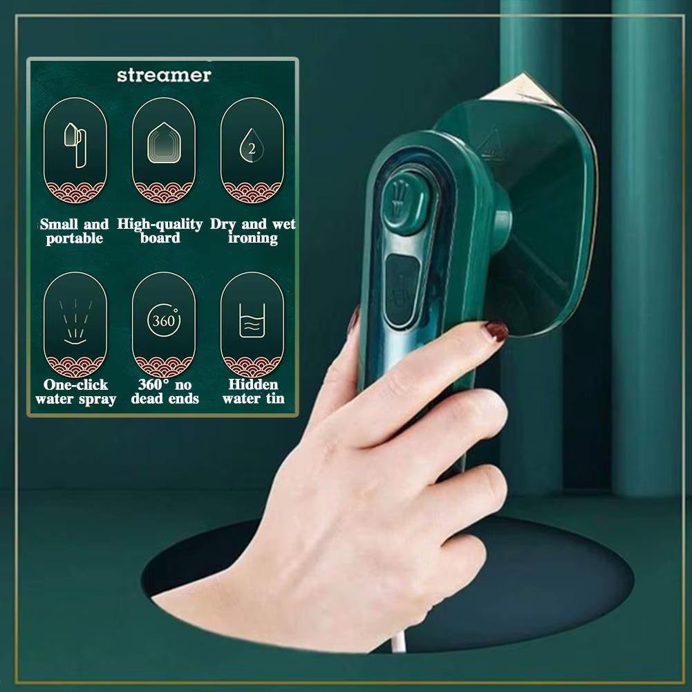 Smart Portable Steam Iron – Handheld Garment Steamer with Hanging & Travel-Friendly Design