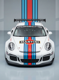 Premium Sports Racing Toy Car – Pull Back Die-Cast Style Car with LED Lights, Racing Stripes & Realistic Design